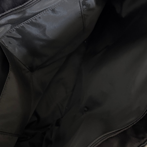 Victoria's Secret Black Tote with Silver Accents NWT - Picture 2 of 3